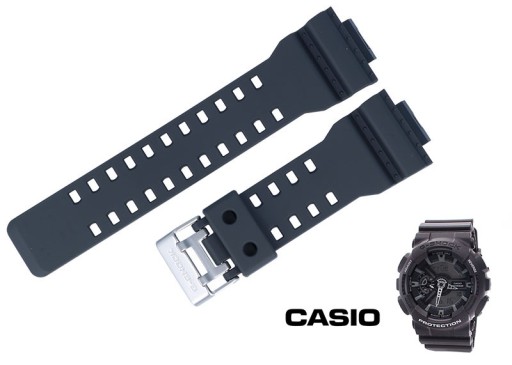 CASIO GA-100C Ремешок GA-110C антрацитовый, оригинал