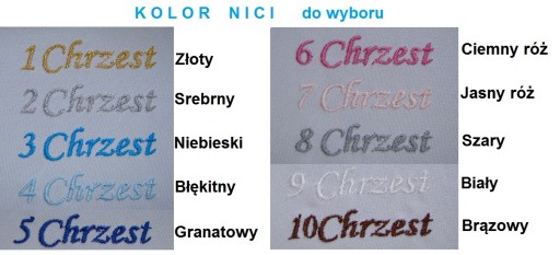 Платок для первого причастия с вышивкой имени + даты