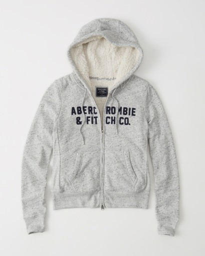 ЖЕНСКИЙ СВИТШОТ ABERCROMBIE & FITCH с шерстяным узором XS