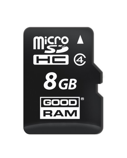 8 GB GOODRAM karta micro SDHC 8GB microSD +ad SD