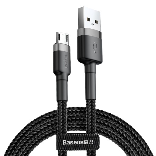 ДВУХСТОРОННИЙ КАБЕЛЬ BASEUS 2.4A 1M MICRO USB QC 3