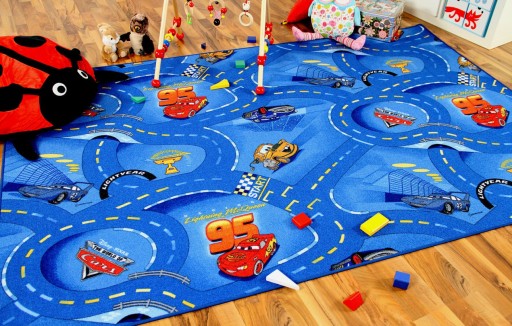 КОВЕР DISNEY CARS 200x250 City Streets 4 цвета