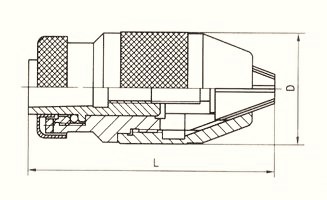 Сверлильный патрон B22 5-20мм + хвостовик МК3 + ключ