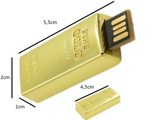 USB-накопитель 16 ГБ GOLD BAR WEALTH PRO 24H