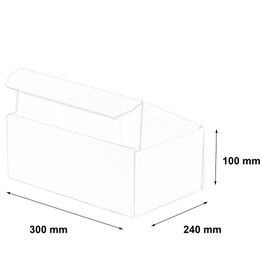 КАРТОННАЯ КОРОБКА 300x240x100 КОРОБКА 20 шт.