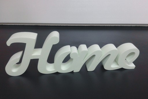 HOME надпись буквы связаны 3D украшение