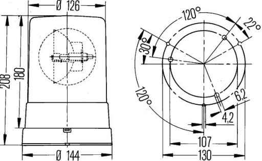 СИГНАЛЬНАЯ ЛАМПА HELLA 2RL006 295-111 KL710 24В