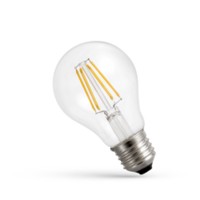 Żarówka LED E27 8W filament,Edison kula przezroczy