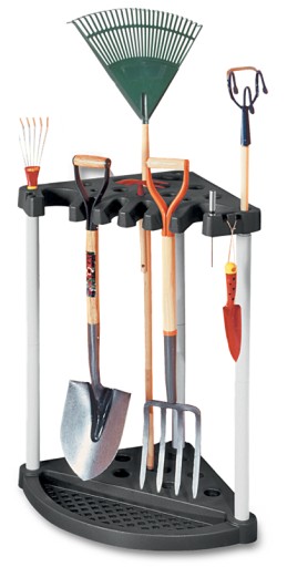 Подставка-держатель-вешалка для садового инструмента KETER CORNER Tool RACK Curver