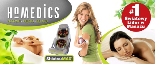 Mata masująca Shiatsu HoMedics BMSC-3000H Sensa