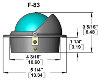 F134 RITCHIE VOYAGER COMPASS F-83W-WM БЕЛЫЙ