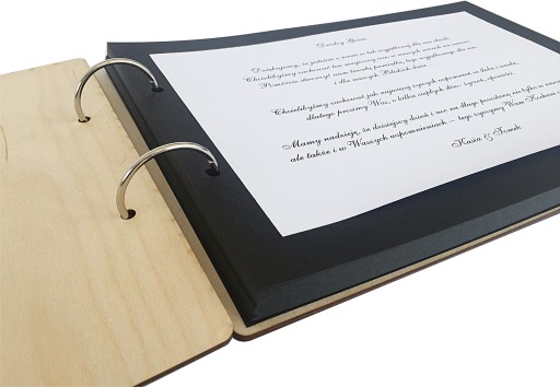 деревянная фотокабина GUEST BOOK BLACK CARDS