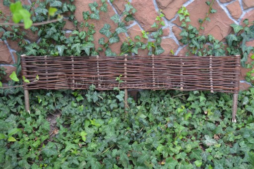 Забор WICKER PALISADE 20/120 с плетеной кромкой