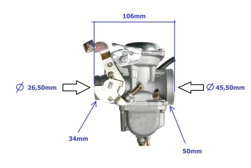 4T SUZUKI GN125 КАРБЮРАТОР НОВЫЙ + топливный кран