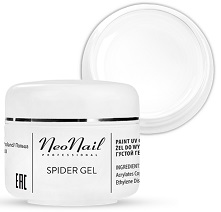 slay Гель SPIDER NEONAIL гель паутина RUBBER WHITE