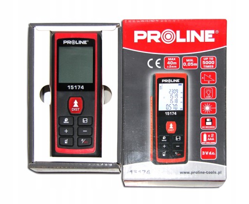 ЛАЗЕРНЫЙ ДАЛЬНОМЕР цифровой 40м Proline15174