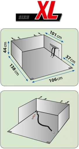 STRONG Коврик для собаки в багажник COMBI, Кожа, размер XL