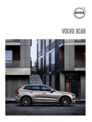 Брошюра Volvo XC60, модель 2019 года, 86 страниц.