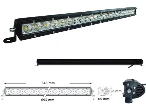 Рабочая лампа PANEL LED STRIP HALOGEN 12V 24 SLIM