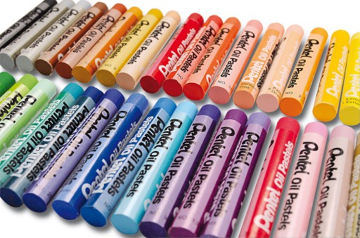 Пастельные масляные мелки PENTEL 50 цветов PHN50