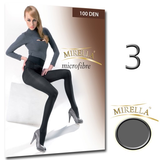 Mirella Microfibra 100 Den 3/L Гриджио Гриджио