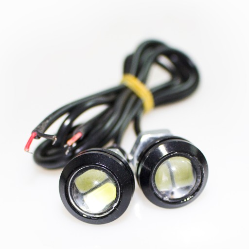 światła dzienne DRL LED 2W, 2szt wodoodporne 160lm