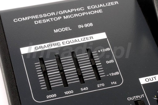 НАСТОЛЬНЫЙ МИКРОФОН INRADIO IN-908 С ЭКВАЛАЙЗЕРОМ И КОМПРЕССОРОМ