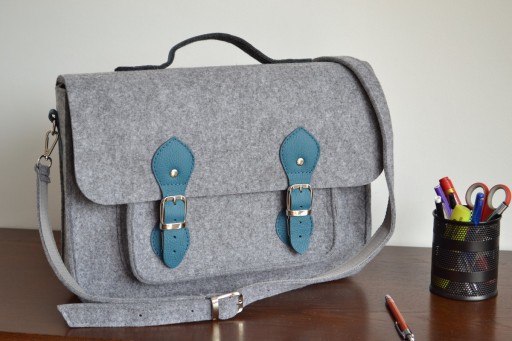 Aktówka filcowa 15 cali - Torba na laptopa 15 cali