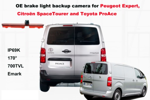 Kamera cofania Citroen Space Tourer kompletny sys
