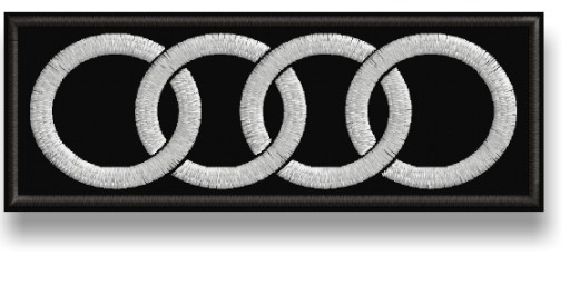 Audi - Термонашивка Вышитая термопереводка