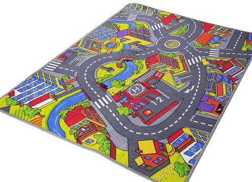 Детский ковер SWEET TOWN Colorful Streets 350х400