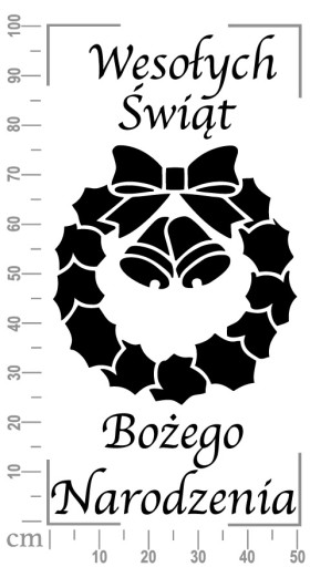 NAKLEJKI ŚWIĄTECZNE 100cm OKNO SZYBĘ OZDOBA 27