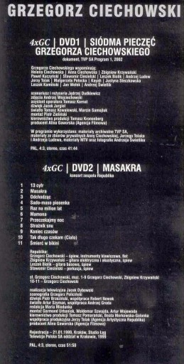 GRZEGORZ CIECHOWSKI BEST OF - 4 CD + 2 DVD LIMIT