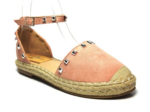 ESPADRYLE DAMSKIE ĆWIEKI 9926 Pink r.40