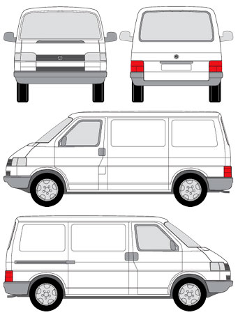 VW TRANSPORTER T4 АВТОБУСНЫЙ БАГАЖНИК НА КРЫШЕ 2 балки