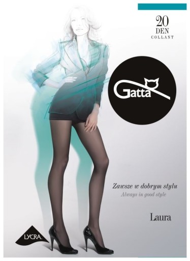 Колготки GATTA Laura 15/20 DEN лайкра 5-XL цвета