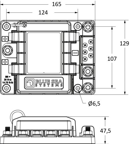 РОЗЕТКА ПРЕДОХРАНИТЕЛЕЙ 6x UNI VAL 4x MIDI