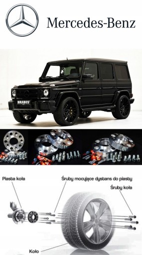 ПРОСТАВКИ 5x130 MERCEDES G-CLASS W460 GELENDA 25мм