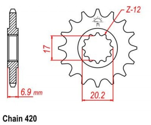 КОМПЛЕКТ ПРИВОДОВ DRIVE APRILIA RS 50 1999-2005 гг.