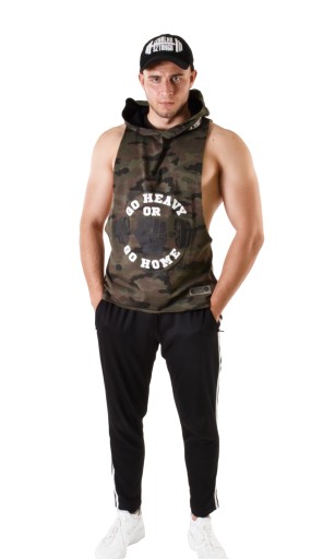 Tank Top z kapturem Legalna Sztanga moro S gym