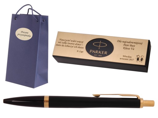 PARKER długopis Urban Muted Black GT GRAWER ZESTAW