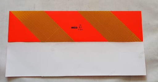 TABLICA WYRÓŻNIAJĄCA NAKLEJKA 2SZT 565x132