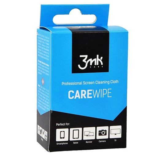 САЛФЕТКИ УВЛАЖНЕННЫЕ ДЛЯ ЭКРАНА 3MK CARE WIPE 24 шт.