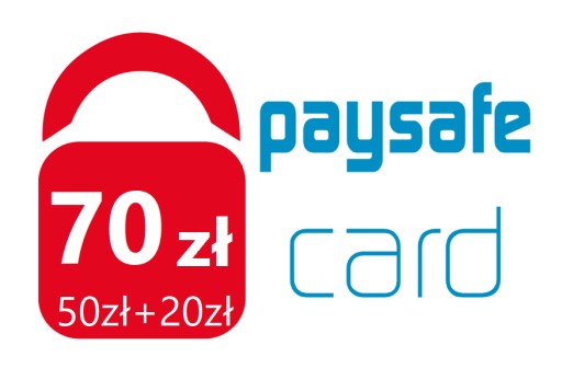 PaySafeCard 70 PLN Карта с PIN-кодом PSC (50 PLN + 20 PLN)