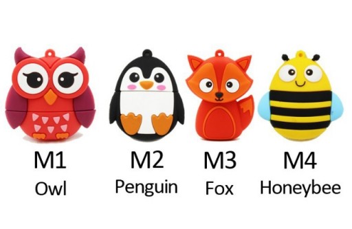 PENDRIVE USB 32 GB PINGWINEK MIŚ PINGWIN WYS24HPL