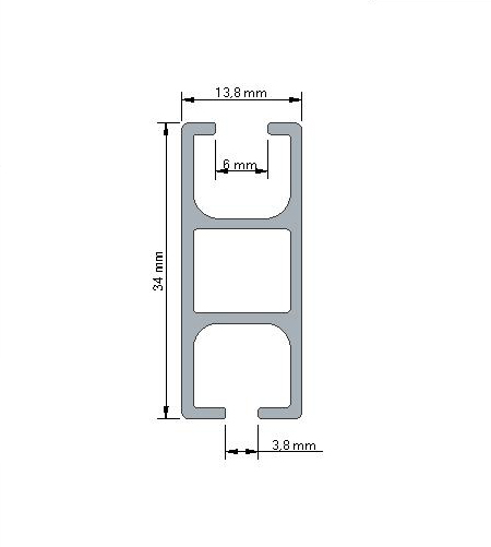 KARNISZE APARTAMENTOWE SUFITOWE SZCZOTKOWANE II