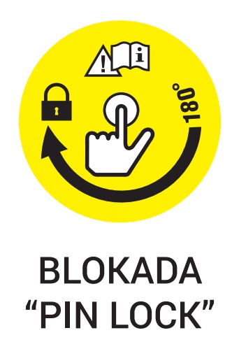 MAŁY BLOCZEK BEZ OTWORU Z BLOKADĄ PIN LOCK TU 402