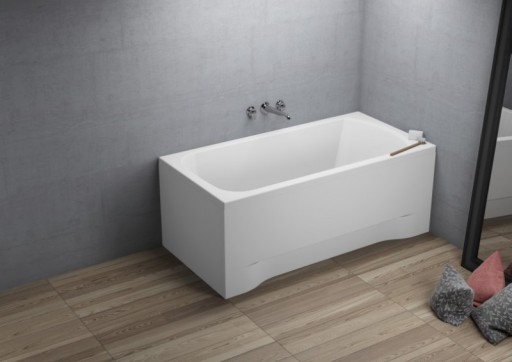 Польская ванна Polymat 130x70 Экранный корпус Syfon Shower