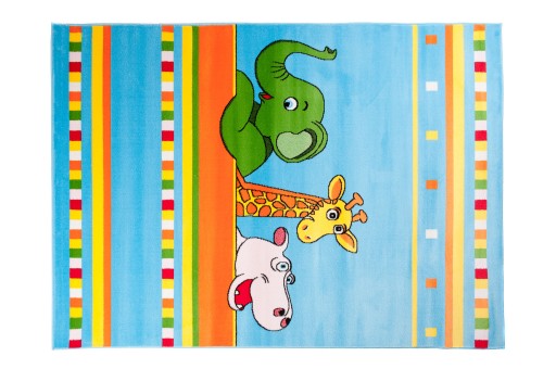 КОВЕР FUN KIDS 120x170 KIDS Elephant Giraffe 760bl