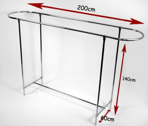 ПОДСТАВКА ДЛЯ ГОНДОЛЫ ДЕРБИ 200х140х60 ВЕШАЛКИ ДЛЯ ОДЕЖДЫ c1